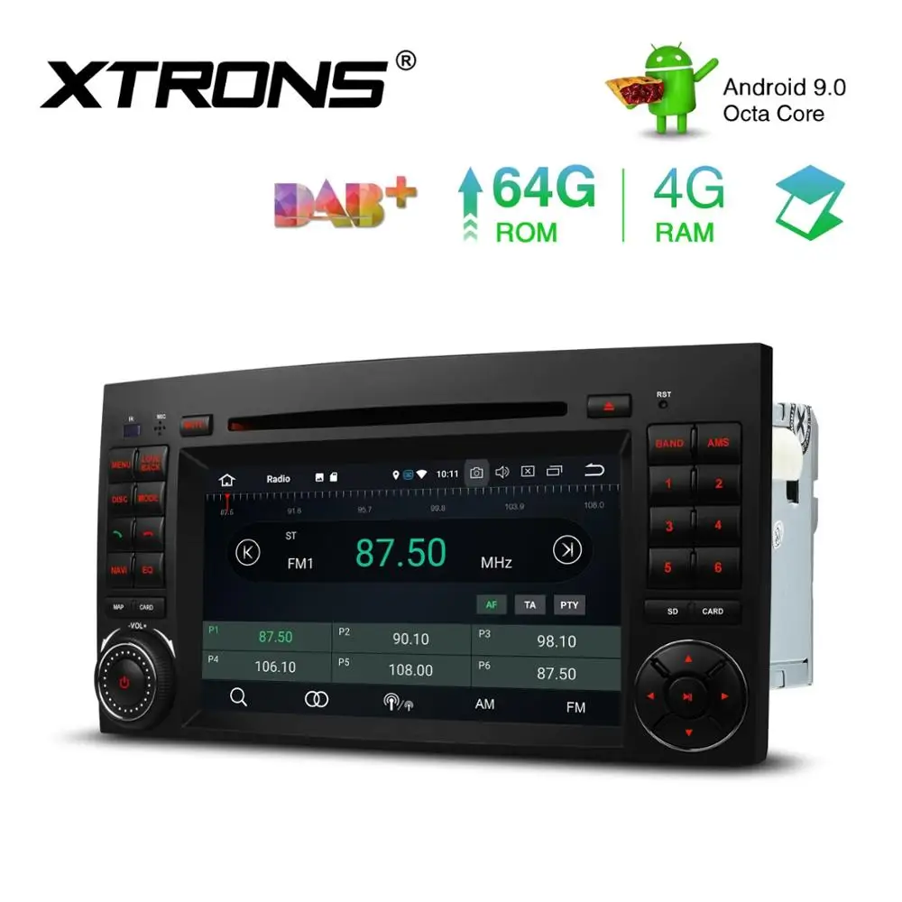 Top 7" Android 9.0 Pie OS Car DVD Multimedia Navigation GPS Radio for Mercedes-Benz B-Class W245 2005-2011 & Sprinter W906 2006-2012 1