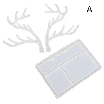 

Elk Jewelry Rack Resin Molds Deer Anlter Jewelry Storage Silicone Trays Molds AXYD