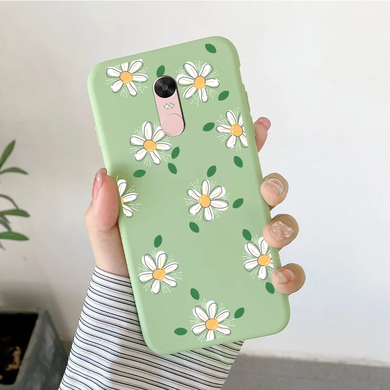 Matte Silicone Soft TPU Shell For Xiaomi Redmi Note 4 4x Note 5Pro Note 5A Cartoon Butterfly Shell For Redmi Note5a Phone Cover cell phone lanyard pouch Cases & Covers