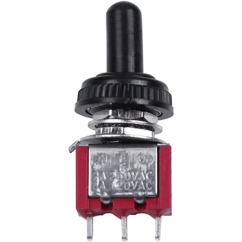 

AC 250V 2A 120V 5A on/off/on Momentary SPDT Toggle Switch with Waterproof Boot