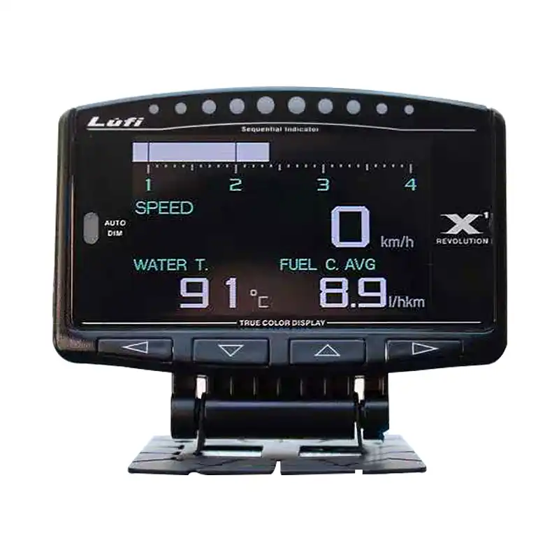 Lufi Obd Ii Hud ヘッドアップディスプレイ Obd2 デジタル車のコンピュータの自動スピードメーター電子モニター診断メーターゲージ ブーストゲージ Aliexpress