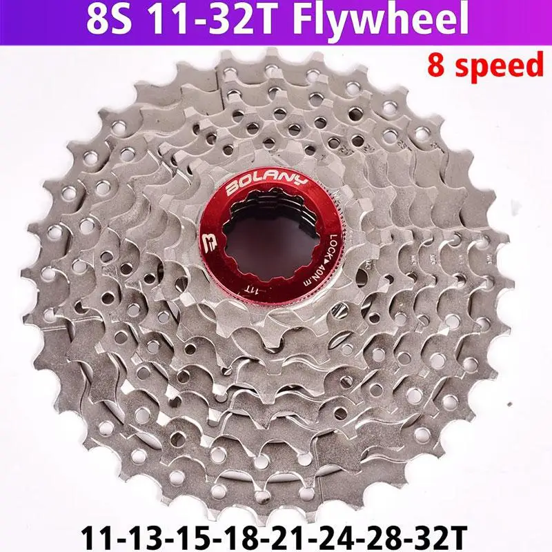 Велосипед Freewheel Bolany MTB сталь 8s 24s Одиночная скоростная кассета 11-42T 40T 32T горный маховик аксессуары для SHIMANO Slx M7000 - Цвет: 8S 11-32T