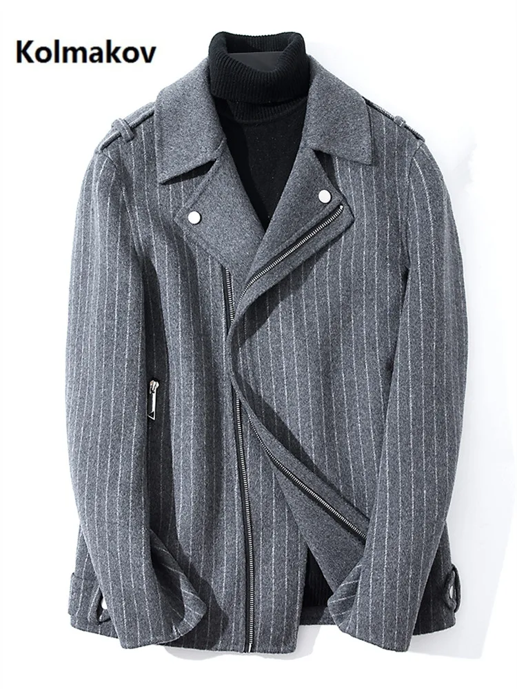 2020 Winter coat Men's double-faced cashmere trench coat Men's casual zipper jacket 100% woolen coats men overcoat 2020 Winter coat Men's double-faced cashmere trench coat Men's casual zipper jacket 100% woolen coats men overcoat