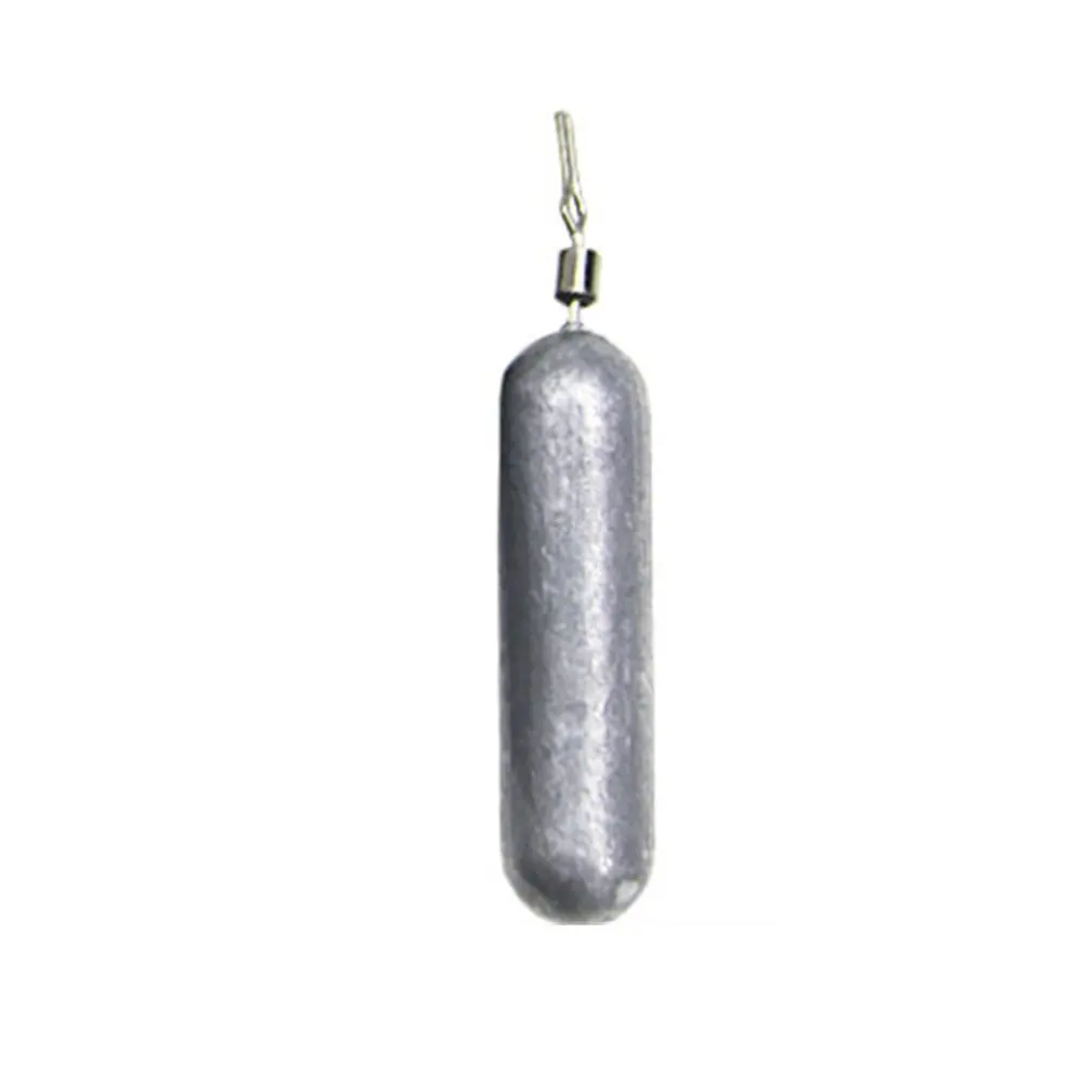 

Hot sale 5Pcs/Set Pour Fishing Lead Sinker Cylindrical Shape Accessories Sinker Fishing Tackle Solid Drop Shot Fishing Tackle