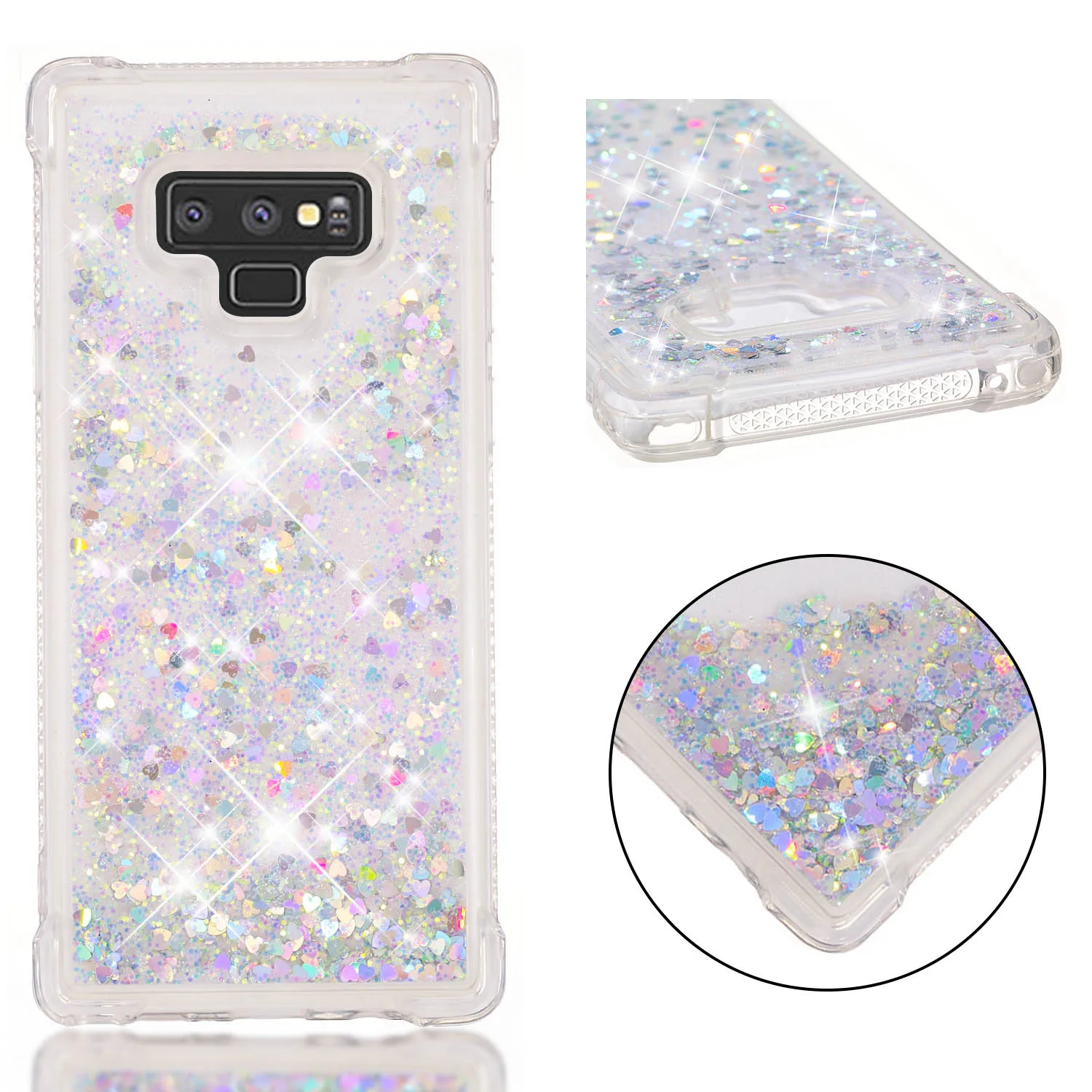 Glitter Coque For Samsung Galaxy Note8 N950 Case Slim Silicone Shockproof Cover For Samsung Galaxy Note9 4