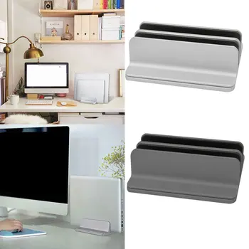 

Vertical 2in1 Laptop/ tablet stand Adjustable Aluminium Notebook Desktop Mount Erected Support Holder Aluminum Alloy Dual Slots
