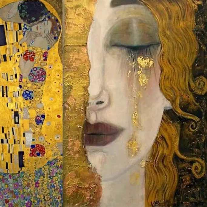 Gustav Klimt лучшая картина настенная живопись на холсте плакаты печать Современная живопись настенные картины для гостиной украшение дома - Цвет: GK006