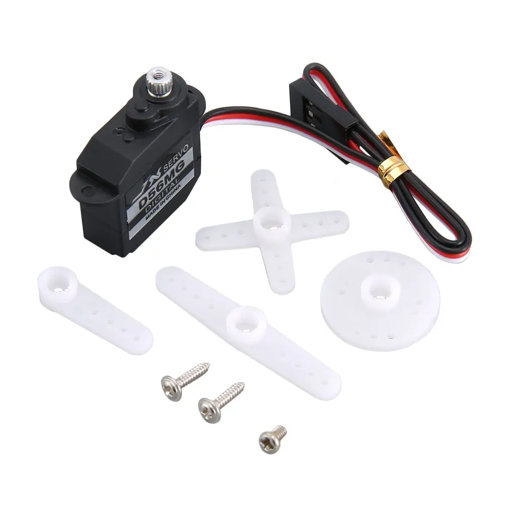 

JX Servo PDI-D56MG Digital Servo 0.89kg Metal Gear Coreless Hollow Cup for Fitted Wing Helicopter RC Models