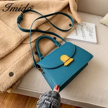 

Design Lock Square Crossbody Bag 2020 Fashion New Quality PU Leather Women's Designer Handbag Lock Chain Shoulder Messenger Bag