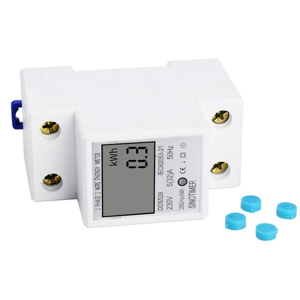 SINOTIMER кВтч AC 230 в цифровой, Электрический монитор использования ваттметр энергопотребление ватт Ампер Вольтметр анализатор
