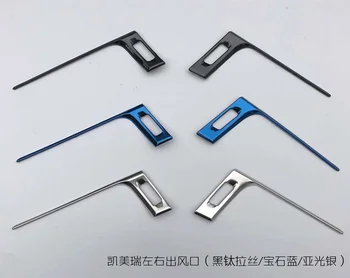 

Car Air Outlet Trim Cover Air Conditioner Outlet Strip Decoration Sticker For Toyota Camry 2018 2019 8 8th XV70 car styling