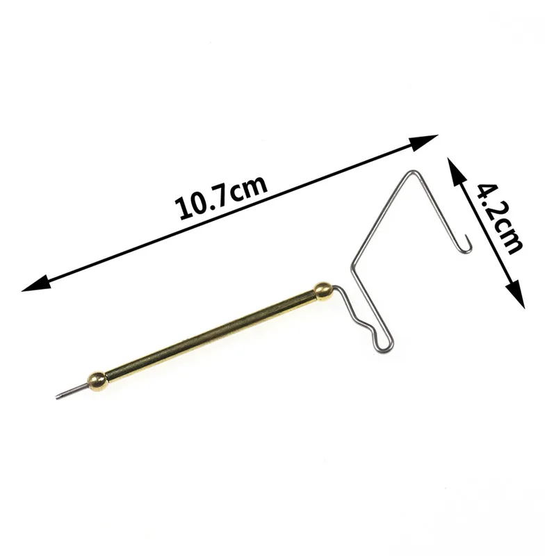 

1pc Fly Tying Whip Finisher Bobbin Thread Holder Fishing Fllies Lure Bait Making Processing Tool Stainless Steel Knot Tying Tool