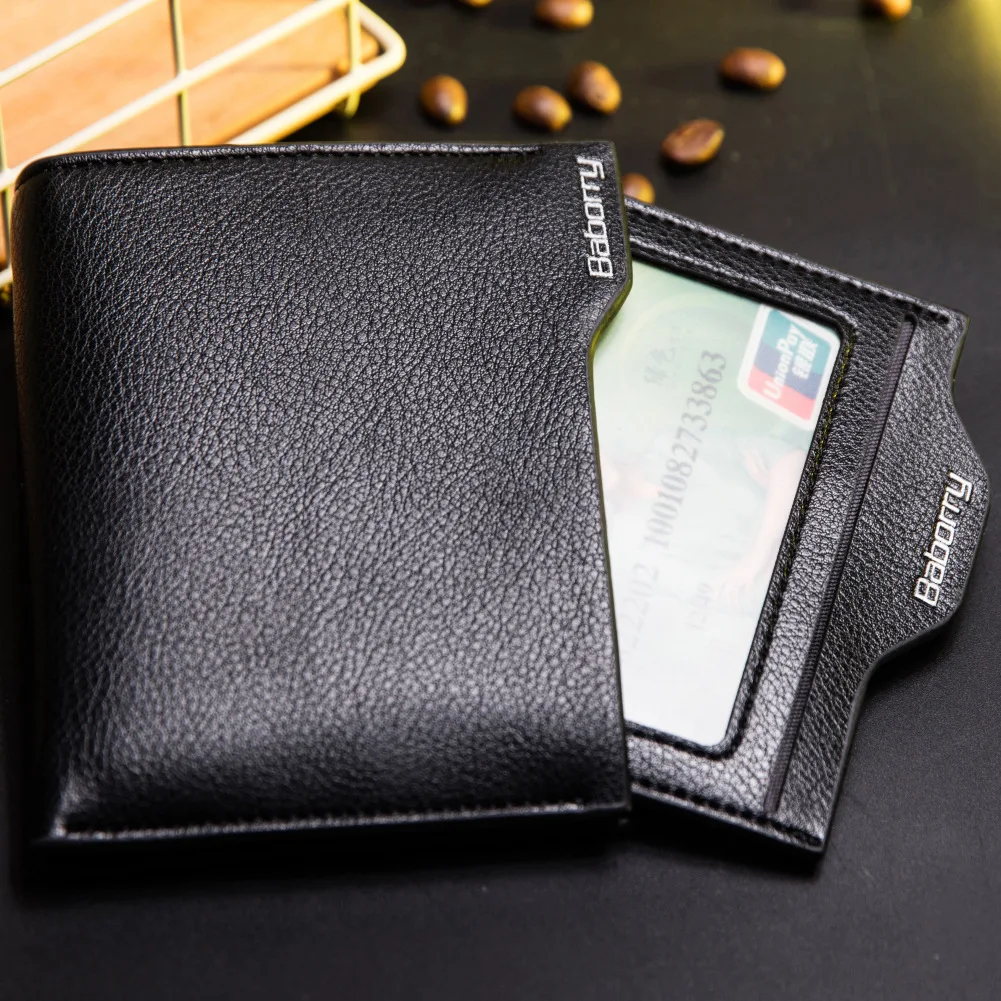 RFID защита от кражи монета сумка на молнии мужские кошельки с карманом ID Блокировка мини тонкий кошелек автоматический всплывающий кошелек для кредитных карт