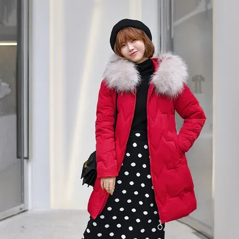 

Parka Women Winter Down jacket 2020 new Women Coat Long Hooded Outwear Female Parka Thick Cotton Padded Female Basic Coats