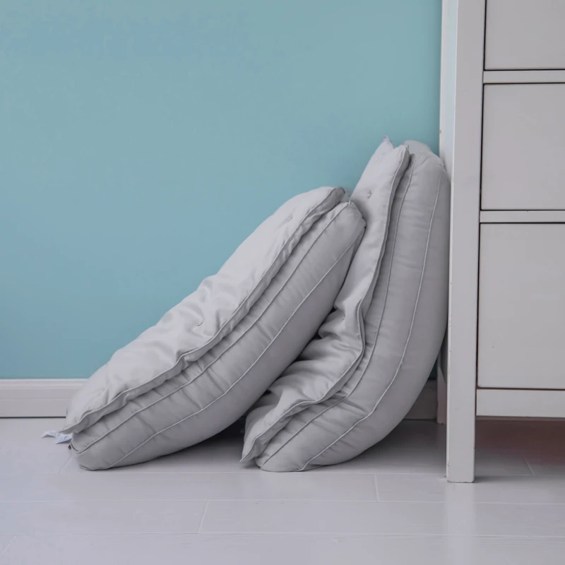 Mother Infant Class A Silk Antibacterial Pillow Comfortable Pillow Solid Color Neck Protector Sleeping Pillows For Home Bedroom 2