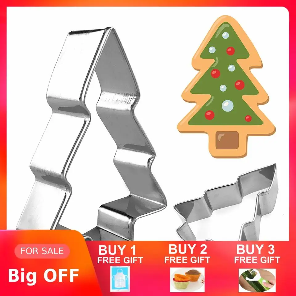 4 шт./компл. формы для рождественского печенья из нержавеющей стали елка Санта