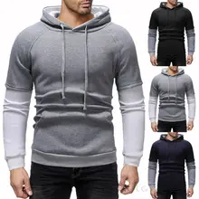 Мужские зимние толстовки, Приталенная толстовка с капюшоном, верхняя одежда, свитер, теплое пальто, куртка