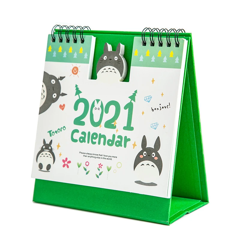 Студия Мой сосед Totoro ghilii 2021 настольный календарь офисный планировщик