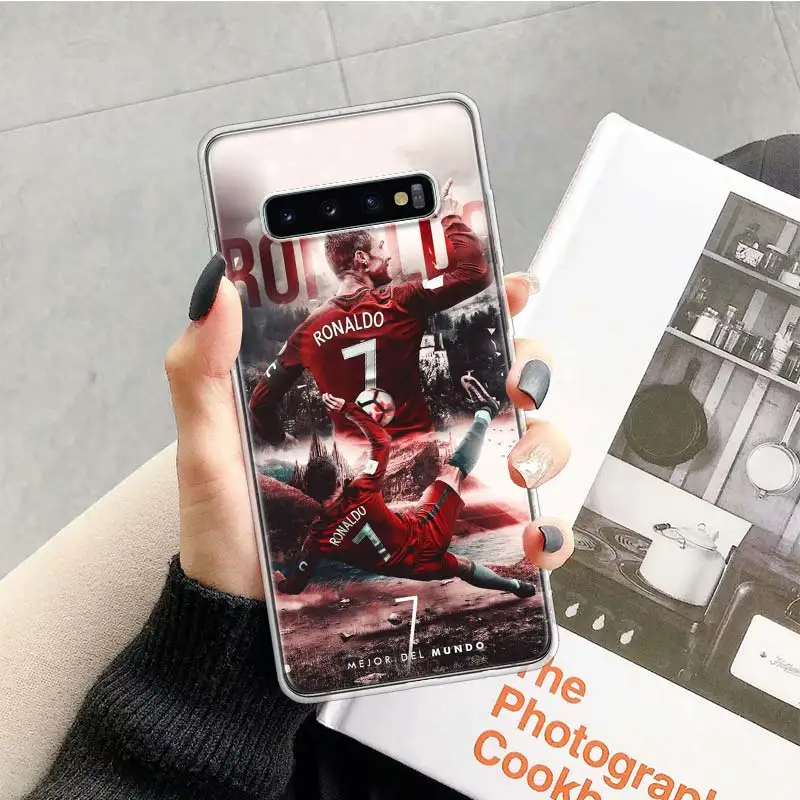 TR054-9 Чехол с изображением Криштиану Роналду CR7 чехол для samsung Galaxy Note 10 9 8 S10+ Lite S9 S8 J4 J6 J8 плюс S7 S6 край мягкий чехол для телефона - Color: TR054-9