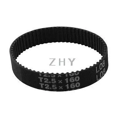 

T2.5x160 64-Tooth 2.5mm Pitch 10mm Width Groove Timing Belt for Stepper Motor