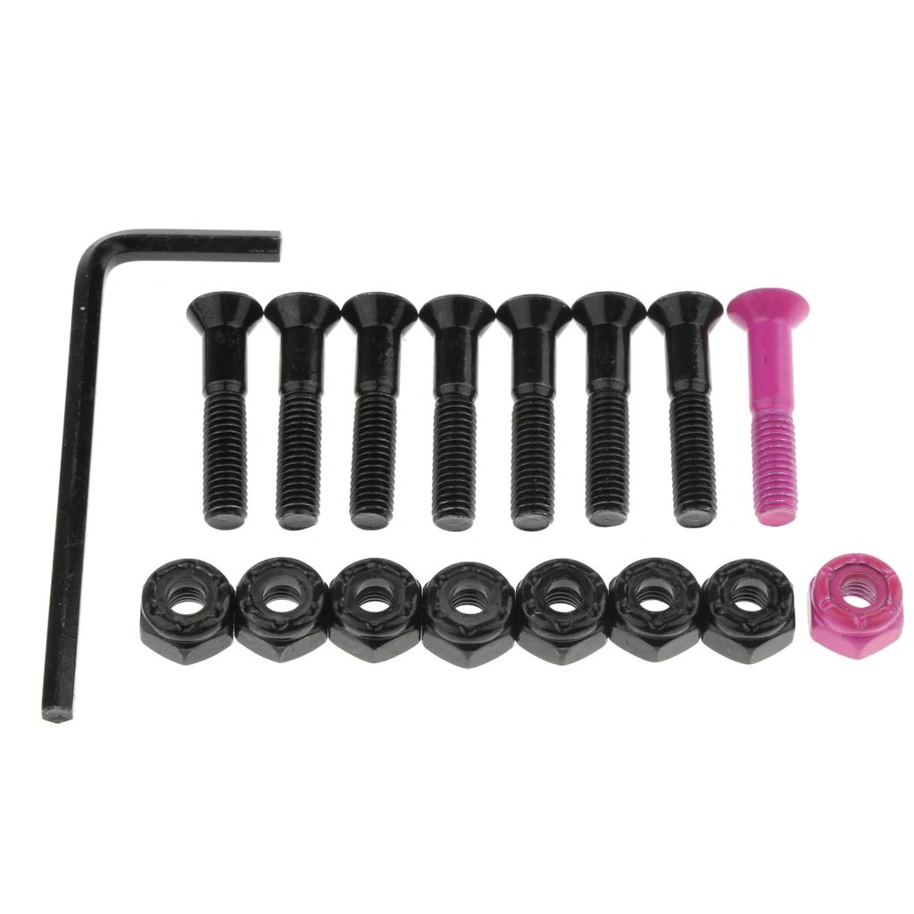 1 Set Skateboard Longboard Hardware with with L wrench