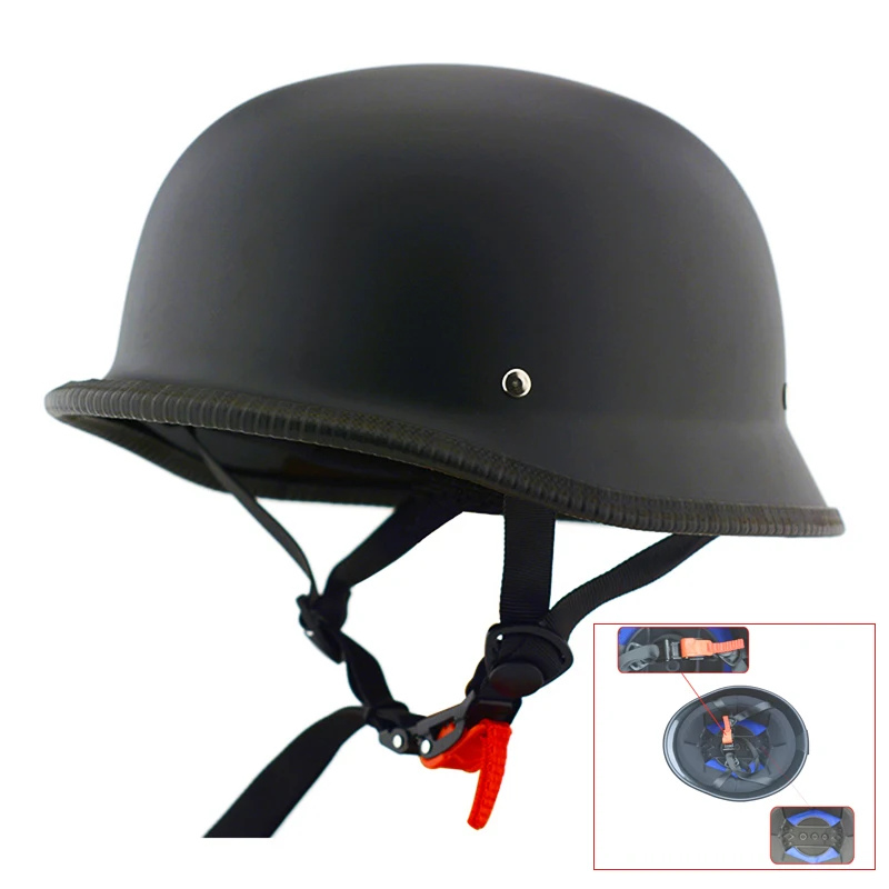 half helmet Moto rcycle винтажный солнцезащитный козырек bubble shield pilot Ретро шлем козырек реактивный скутер мото шлемы+ пузырьковый козырек - Цвет: half helmet
