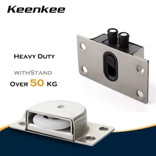 ワードローブテレビのコンソール本棚スライディングドアナイロンホイールヘビーデューティベアリングローラー高さ調(China)