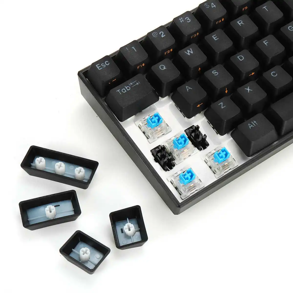 61 Ключ bluetooth двойной режим Проводная Механическая клавиатура 1,68 миллионов RGB с подсветкой тип-c Gateron переключатель игровая клавиатура