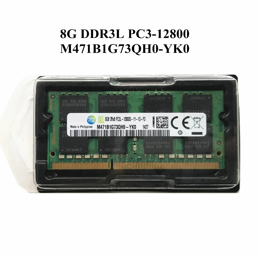 

For Samsung 8G DDR3L PC3-12800 1600MHZ 1.35v notebook memory 12800S M471B1G73QH0-YK0 100% Good Quality