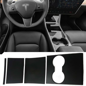 

For Tesla Model3 2017-2020 Central Control Panel Carbon Fiber Pattern Protection Patch