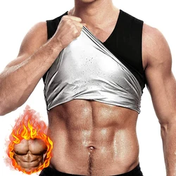 Sweat Sauna Vest Neoprene Mens Body Shaper Modeling Strap Fat Burning Shirt Slimming Belt Compression Shapewear Workout Tank Top