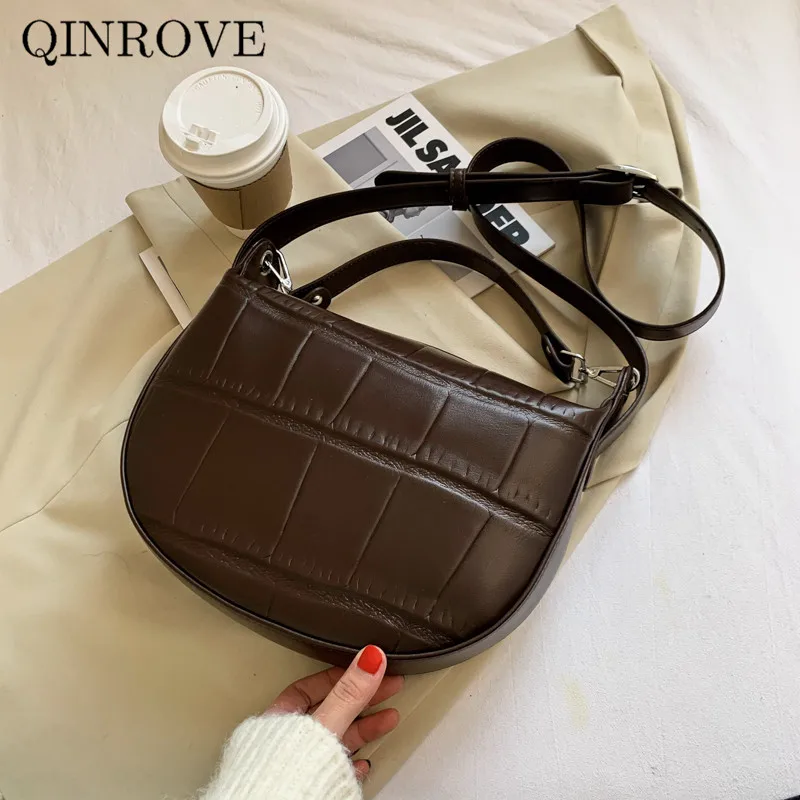 

Alligator Pattern Shoulder Bag For Women PU Leather Solid Color Crossbody Bag Female Ladies Fashion Small Handbag High Quality