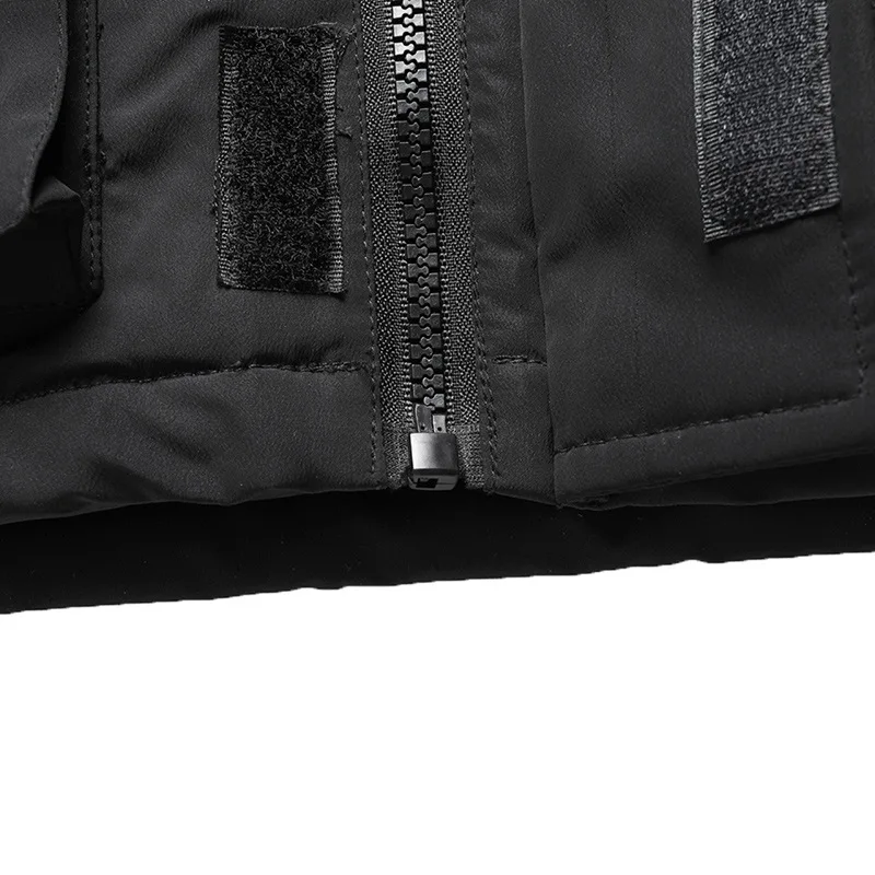 AliExpress Мужское пальто с хлопковой подкладкой, хлопковое пальто с капюшоном, плотное теплое пальто Air Force Parker