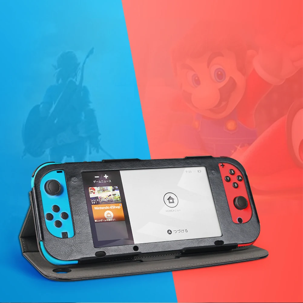 Из искусственной кожи чехол для nintendo Switch Lite игровой контроллер противоударный защитный чехол Слот держатель аксессуары коробка для Switch Lite