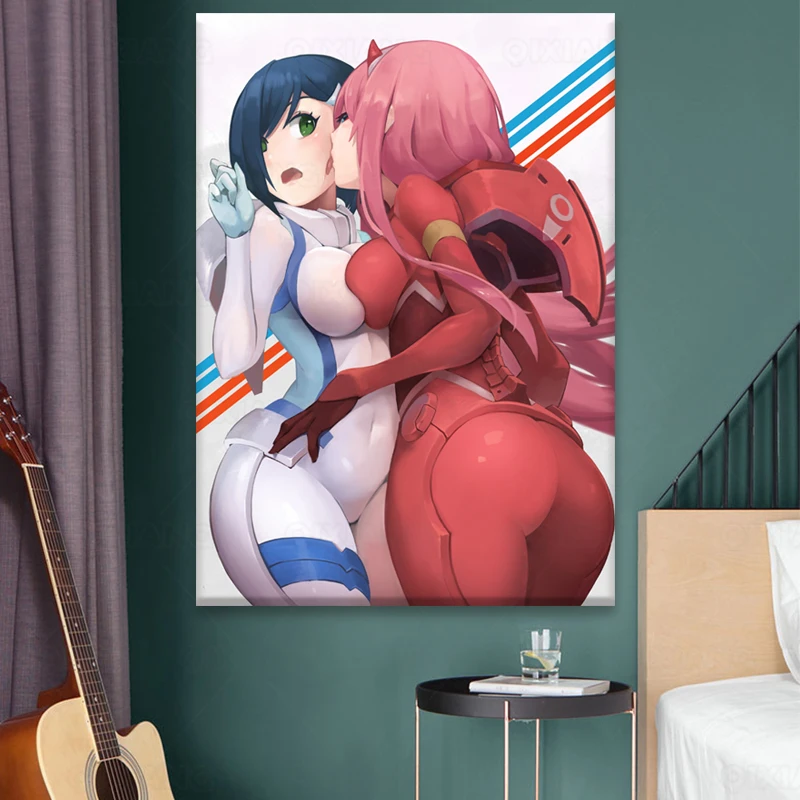 Waliicorners Zero Two Canvas Decoration darling in the franxx Poster Pictures Home Decor 6 Hcd6d6fa8c55041b694719ffa1d3d1f533