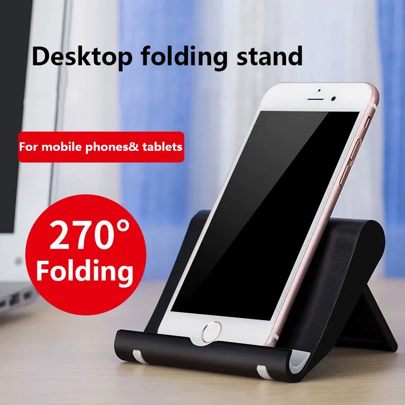 Desktop Multi-functional Rotary Universal Tablet Stand Holder Folding Lazy Phone | Мобильные телефоны и аксессуары