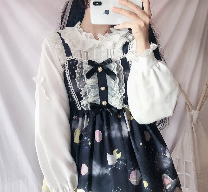 Cosplay&ware Lolita Dress Sweet Cute Japanese Kawaii Girls Princess Maid Vintage Gothic Printed Patterns Lace Pink Summer Skirt -Zentai shop online Hcd6d8b8e0c274d46a1c7594d66628eaaF.jpg