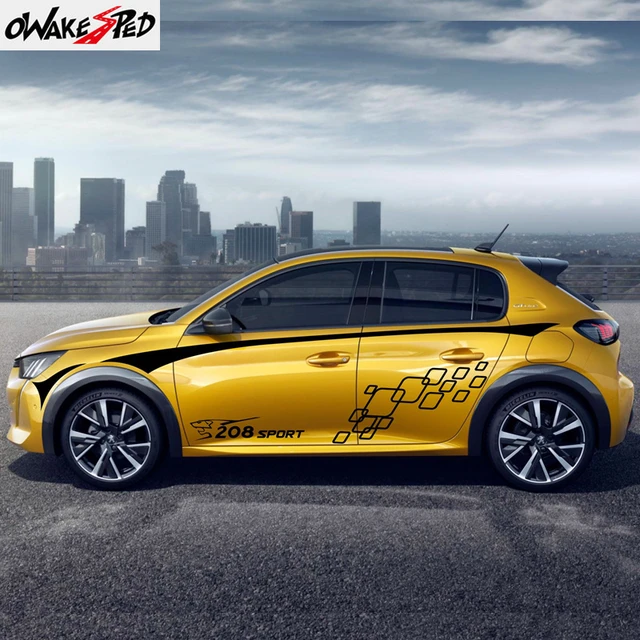 Car Sport Styling Auto Body Door Decor Sticker Car Accessories For PEUGEOT  208 GTI XS Special