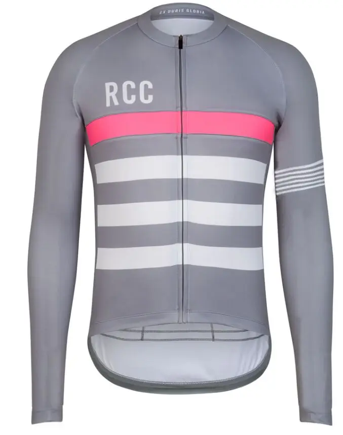 Высокое качество RCC с длинным рукавом Майки для велоспорта pro team aero весна осень дышащая тонкая ткань велосипедная рубашка с длинным рукавом