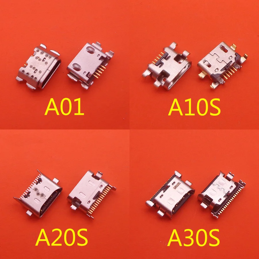 4 модели 10 шт. разъем Micro USB для Samsung Galaxy A01 A015 A015F/DS A10S A20S A30S|Шлейфы мобильных телефонов| |