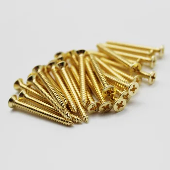 

M4.5x50mm 500pcs cross Self tapping Wood Screws solid Brass countersunk head