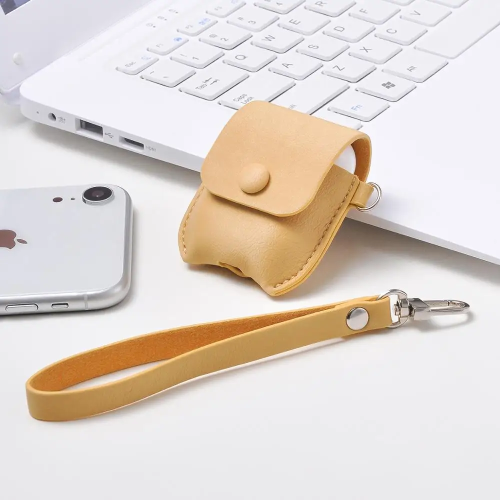 Чехол для наушников Airpods кожаный чехол роскошный из натуральной кожи Apple AirPods 2 Air