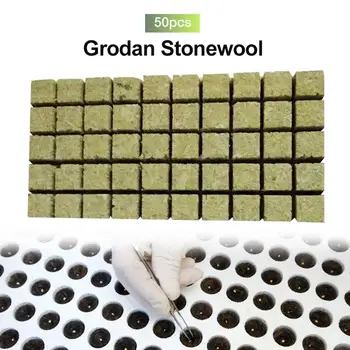 

Rock Wool Soilless Culture Substrate Agricultural Cutting Seedling Block Garden Rockwool Hydroponic Grow Cloning Cube 36x36x40MM