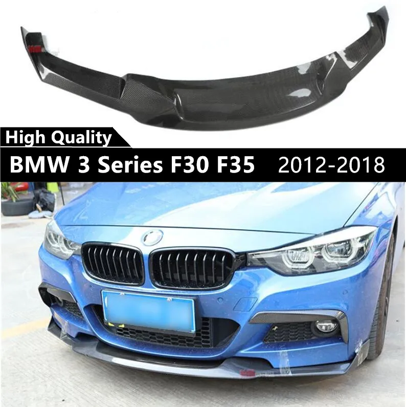 Для BMW 3 серии F30 F35 2012-2018 передний выступ Спойлеры бампер диффузор спойлер высокое