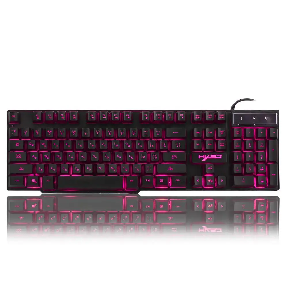 Механическая клавиатура с R8 игровой клавиатурой имитация RGB подсветки 104 клавиш для английских+ русских геймеров