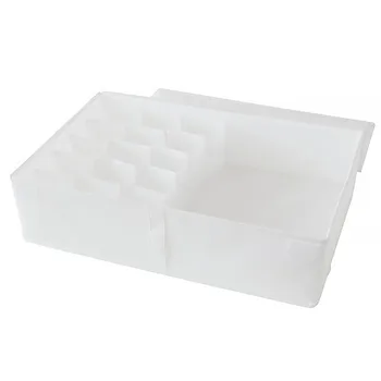 

Underwear Container Oxford Cloth Foldable Square Useful Separate Grid Storage Box Washable Case