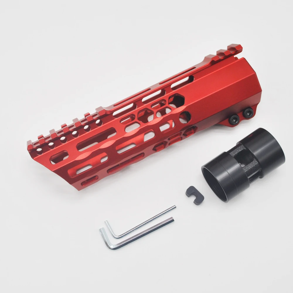 Aplus 7 ''дюймовый черный/красный/Загар M-lok зажимной наконечник Пикатинни AR-15 поплавок для охоты тактическая система крепления прицела