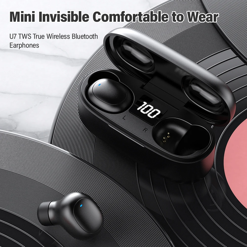 DACOM оригинальные U7 TWS настоящие беспроводные наушники вкладыши Bluetooth 5 0 со