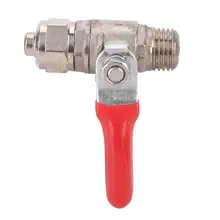 2 шт. шаровой клапан G1/4in цинковый сплав воды Впускной шаровой клапан очиститель воды клапан аксессуары фитинг