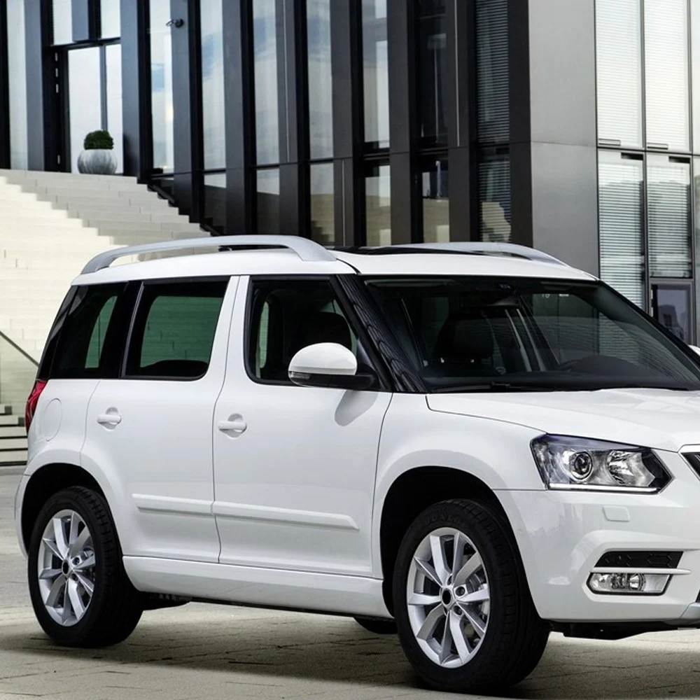 Для SKODA Yeti 5L 2009- окна автомобиля Защита от солнца и дождя козырьки щиток тенты Shelter Защитная крышка отделка рамка внешняя наклейка